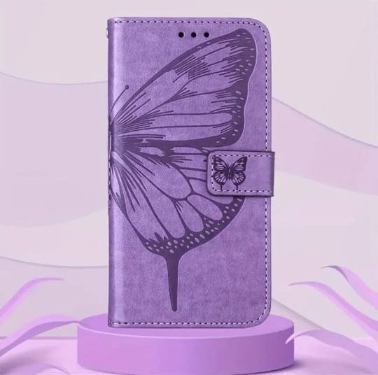 Sweet Purple Butterflies Flip Cover-Samsung Galaxy S24