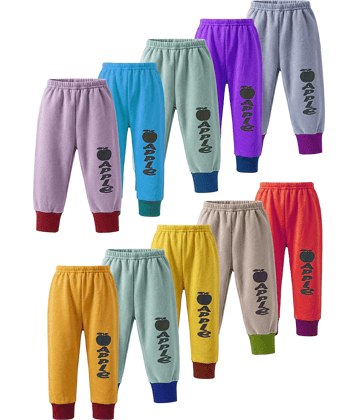 MATRIX ENTERPRISES Pack of 10 Baby Boys Cotton Blend Trackpant ( Multicolor )