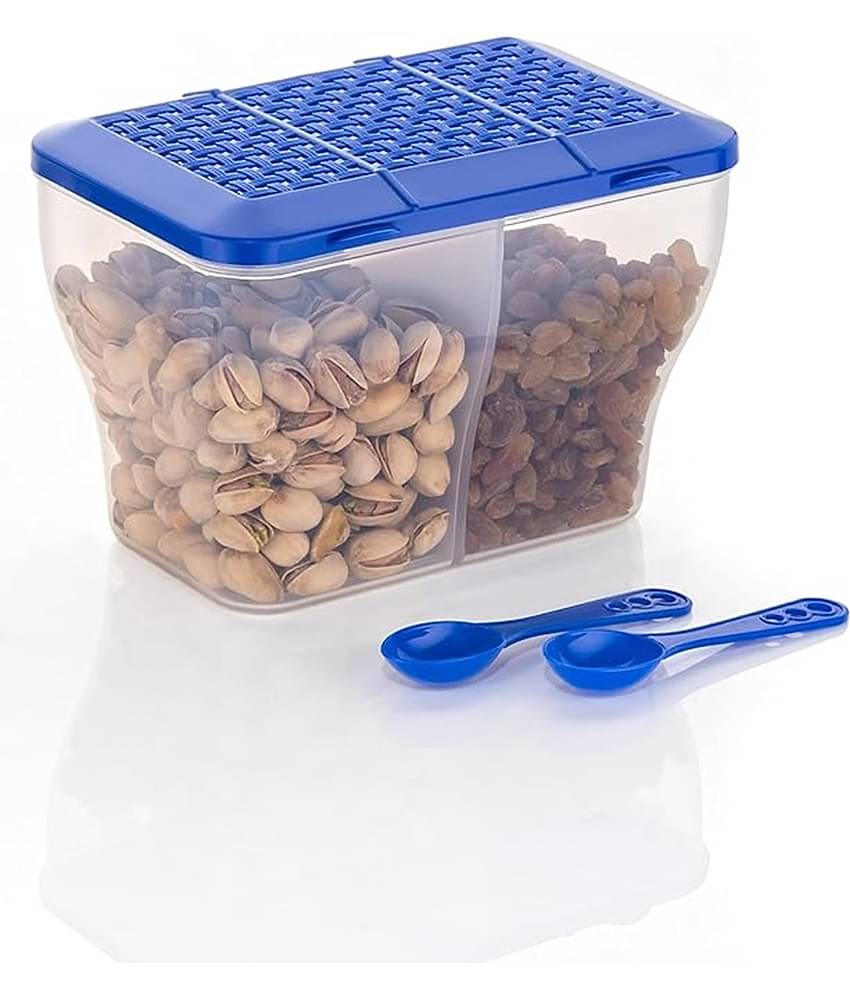 Dark Sun Kitchenware Dal/Masala/Vegetable Plastic Blue Pickle Container ( Set of 1 )