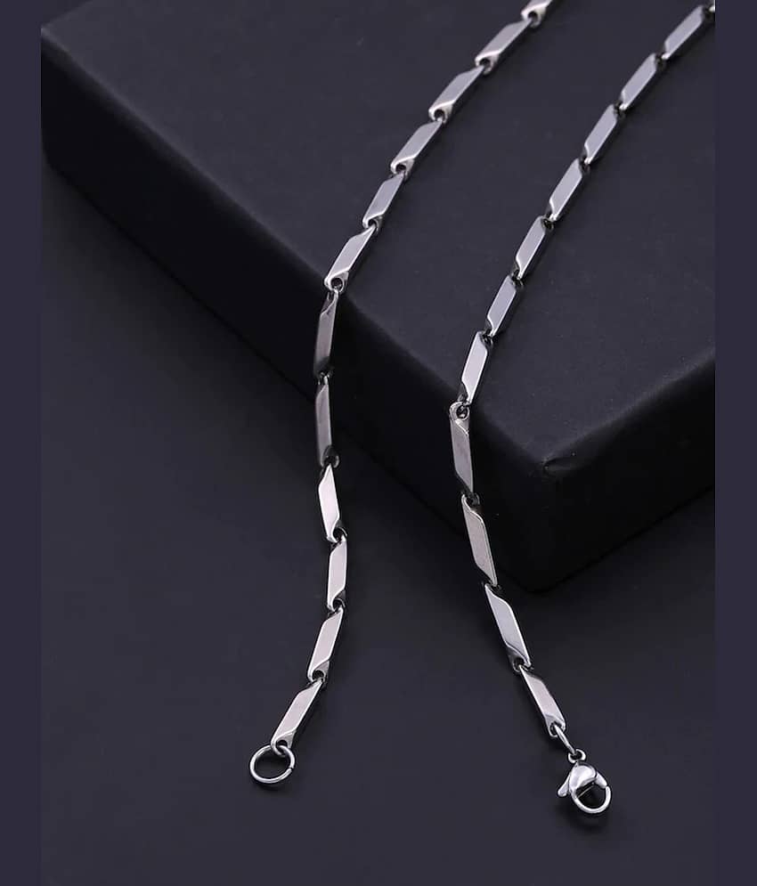 WTM Silver Plated Chain ( Set of 1 )
