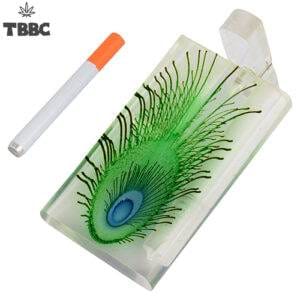 Acrylic Peacock Leaf Dugout w one hitter