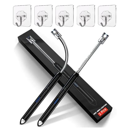 Electric Rechargeable Plasma Gas Lighter for BBQ, Gas Stove, Candles - USB Rechargeable by Ruhi Import Store Electric Rechargeable Plasma Gas Lighter for BBQ, Gas Stove, Candles - USB Rechargeable by Ruhi Import Store