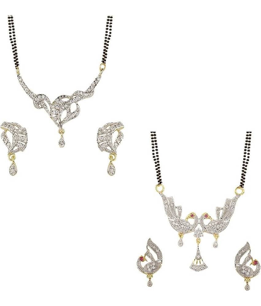 YouBella Gold Plated Mangalsutra Set - Pack of 2