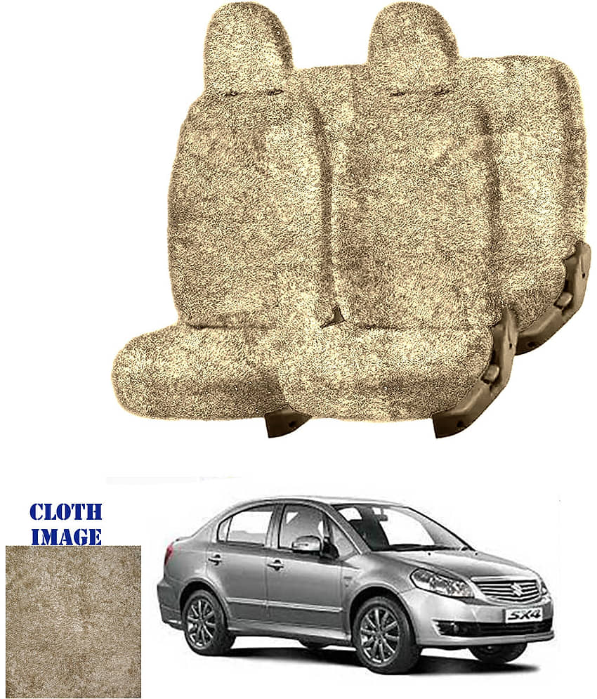 Maruti Swift Dzire Beige 5 Seater Car Seat Cover