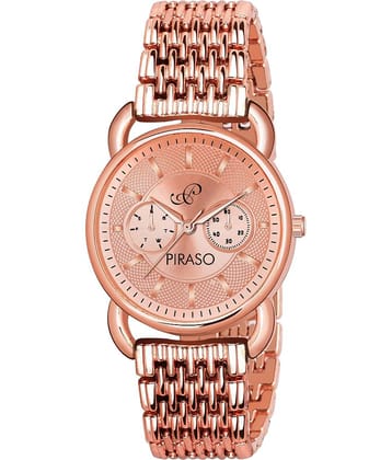 PIRASO Rose Gold Stainless Steel Analog Men's Watch