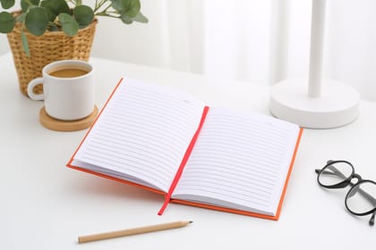 Handmade Jute Diary with Lippan Art Design