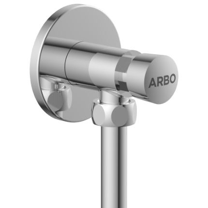 PM-5104 Angle Valve With SS Pipe And Nut