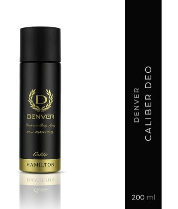 DENVER Caliber Deo Long Lasting Deodorant Spray - For Men 200 ml, (Pack of 1)