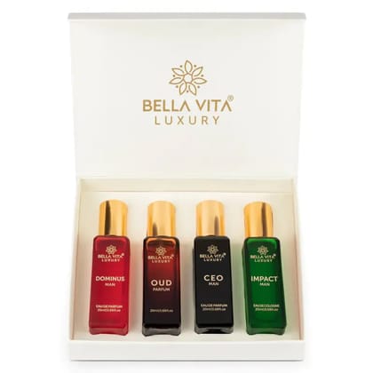 Bella Vita Luxury Perfume Gift Set For Man - 4x20ml