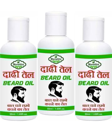 MERALITE - 150mL Promotes Beard Growth Beard Oil ( Pack of 3 )