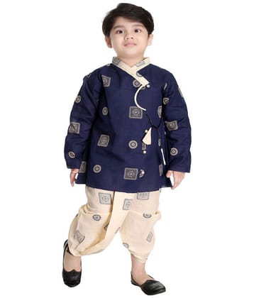 s muktar garments - Off White Cotton Blend Boys ( Pack of 1 ) - None