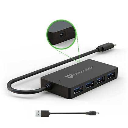 iExpand USB Type C 3.1 (Gen 1) to USB-A 3.0 Hub 4 Port Expander UL1054