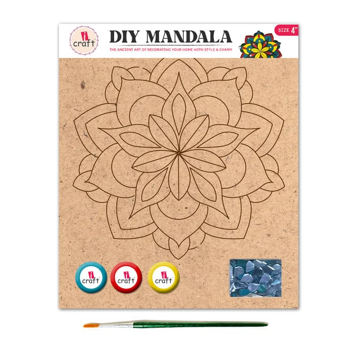 ICRAFT DIY 4"MANDALA KIT SMA10 (CHOOSE OPTION)-SMA 08