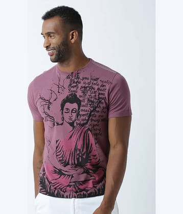 Huetrap Pack of 1 Cotton Regular Fit Men's T-Shirt ( Maroon )
