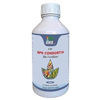 EBS BIO Fertilizer CONSORTIA (Nitrogen Phosphate Potash) NPK Plant Growth Promoter Nutrition Enhancer Supplement Bio Stimulant Immunity Builder for Plants And Crops (1) (2 LITRE (1000MLX2))
