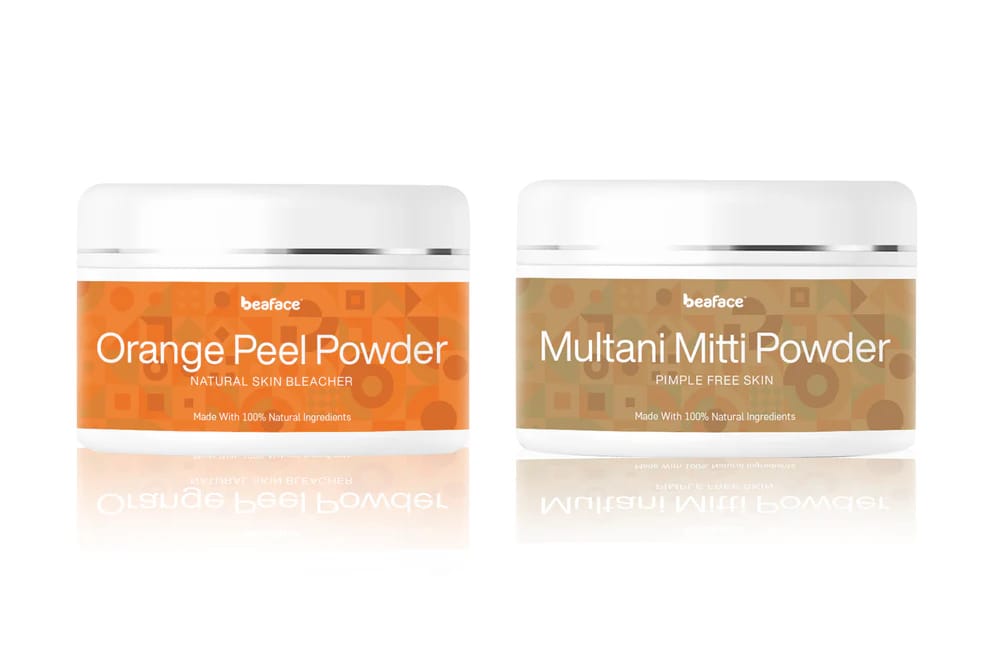 Multani mitti-Orange peel-powder-face-mask-removes-impurities-acne-bleacher-pimples
