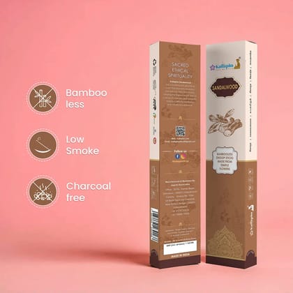 kailapira Agarbatti Sandalwood Incense sticks Premium Dhoop Batti, Incense Sticks 20Unit