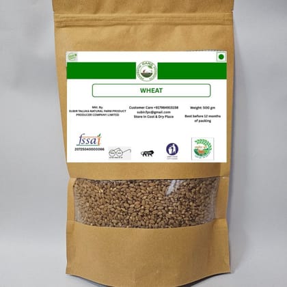 Wheat - 500 gm - One packet of whole wheat