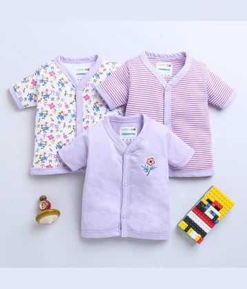 BUMZEE Pack of 3 Baby Girls Cotton T-Shirt ( PeachPuff )