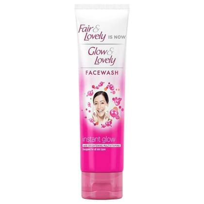 Glow & Lovely Facewash Instant Glow with Brightening Multivitamins, 100 g
