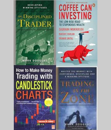 The Disciplined Trader + How to Make Money Trading witCh Candlestick Charts + Trading In The Zone + Coffee Can Investing