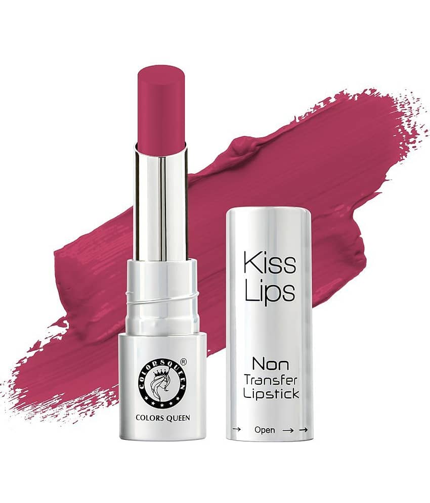 Colors Queen Kiss Lips Matte Lipstick Smudge Proof & Long Stay Lipstick Chilli Red (Shade - 14)