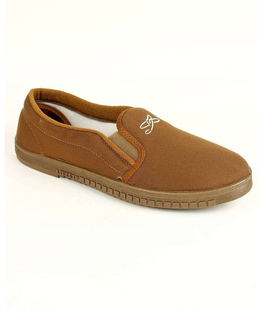 Liberty Beige Men's Slip-on Shoes