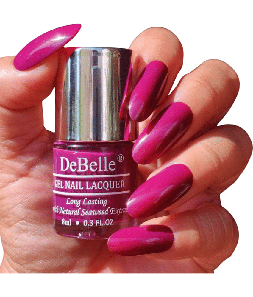 DeBelle Camellia Berry Glossy Nail Polish 8 ( Pack of 1 )