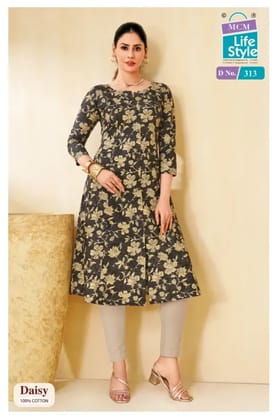 Daisy Vol 3 Mcm Lifestyle A-Line Kurti.