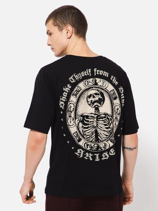 Punk Arise Black Oversize Tshirt-XL / Black / ARISE