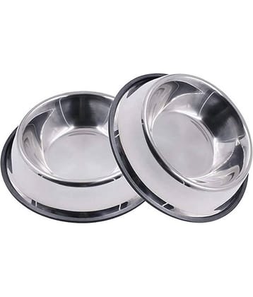 Stainless Steel Dog Feeding Bowl- 300ml (Buy 1 Get 1 Free)