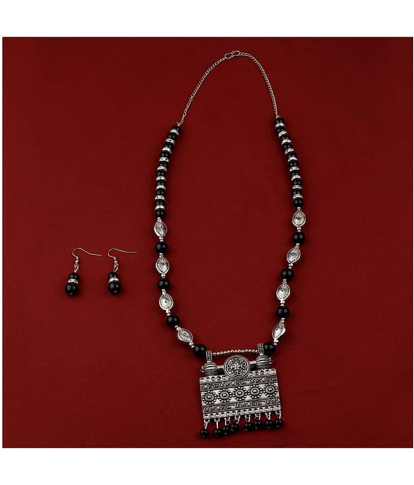 Silver Shine Alloy Silver Contemporary Contemporary/Fashion Antique Necklaces Set