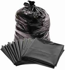 Dbeautify's Black 75 Micron Garbage Bag, Medium Size (Approx 32 Pcs)