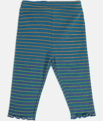 MINI KLUB Pack of 1 Baby Girls Cotton Legging ( Blue )