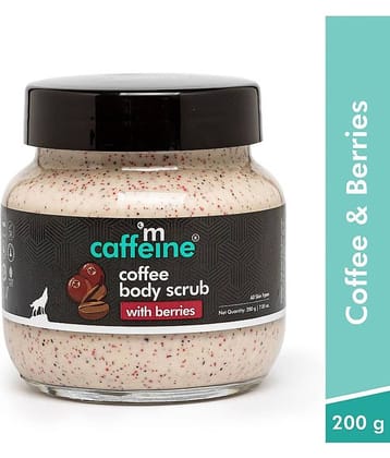mCaffeine Coffee Body Scrub with Berries 200gm (Pack of 1)