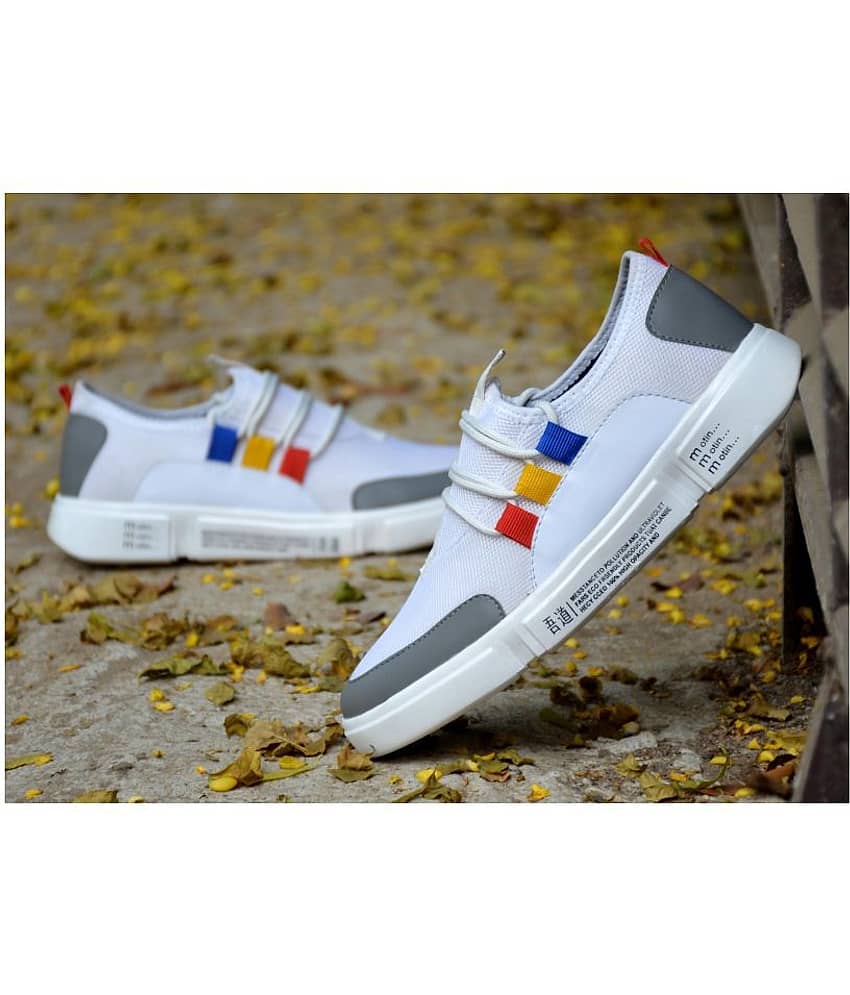 Aadi White Casual Shoes