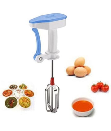 Stainless Steel Vestire Manual Hand Blender for Egg & Cream Beater, Milkshake, Lassi, Butter Milk Mixer