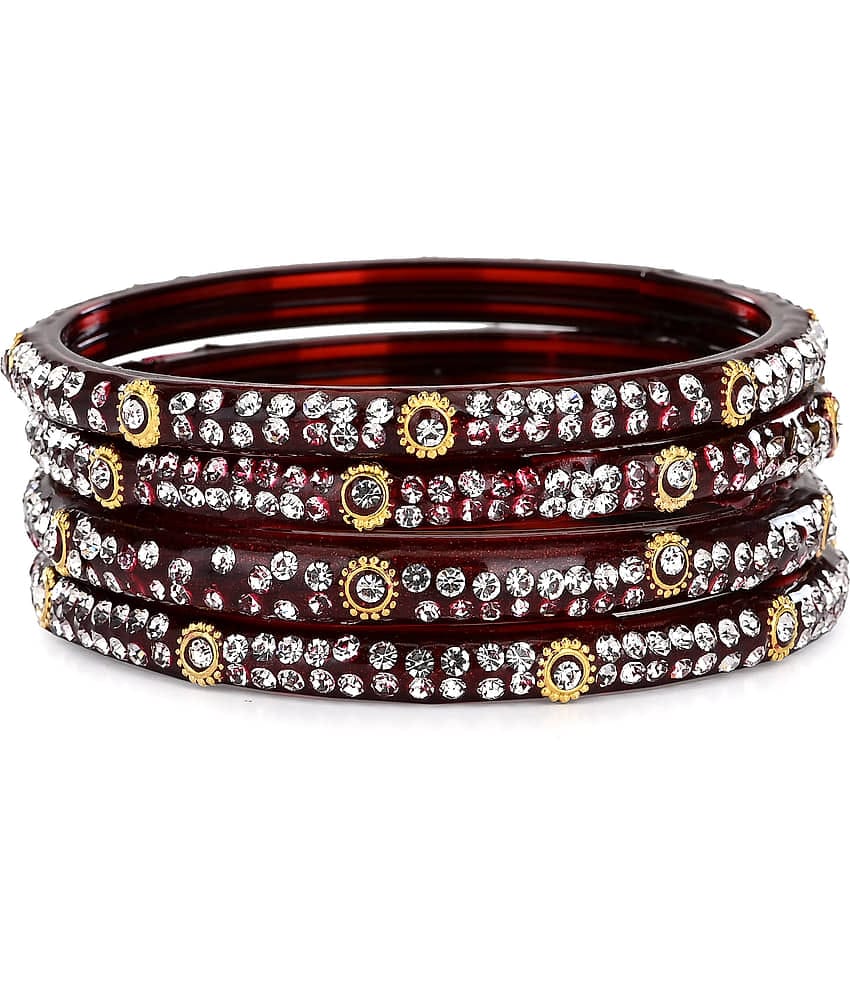 Designer Bridal Glass Bangle/ Kada Set For Party, Marriage, And Function, Ornamented, Colorful