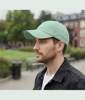 Infispace Pack of 1 Cotton Blend Men's Cap ( Turquoise )