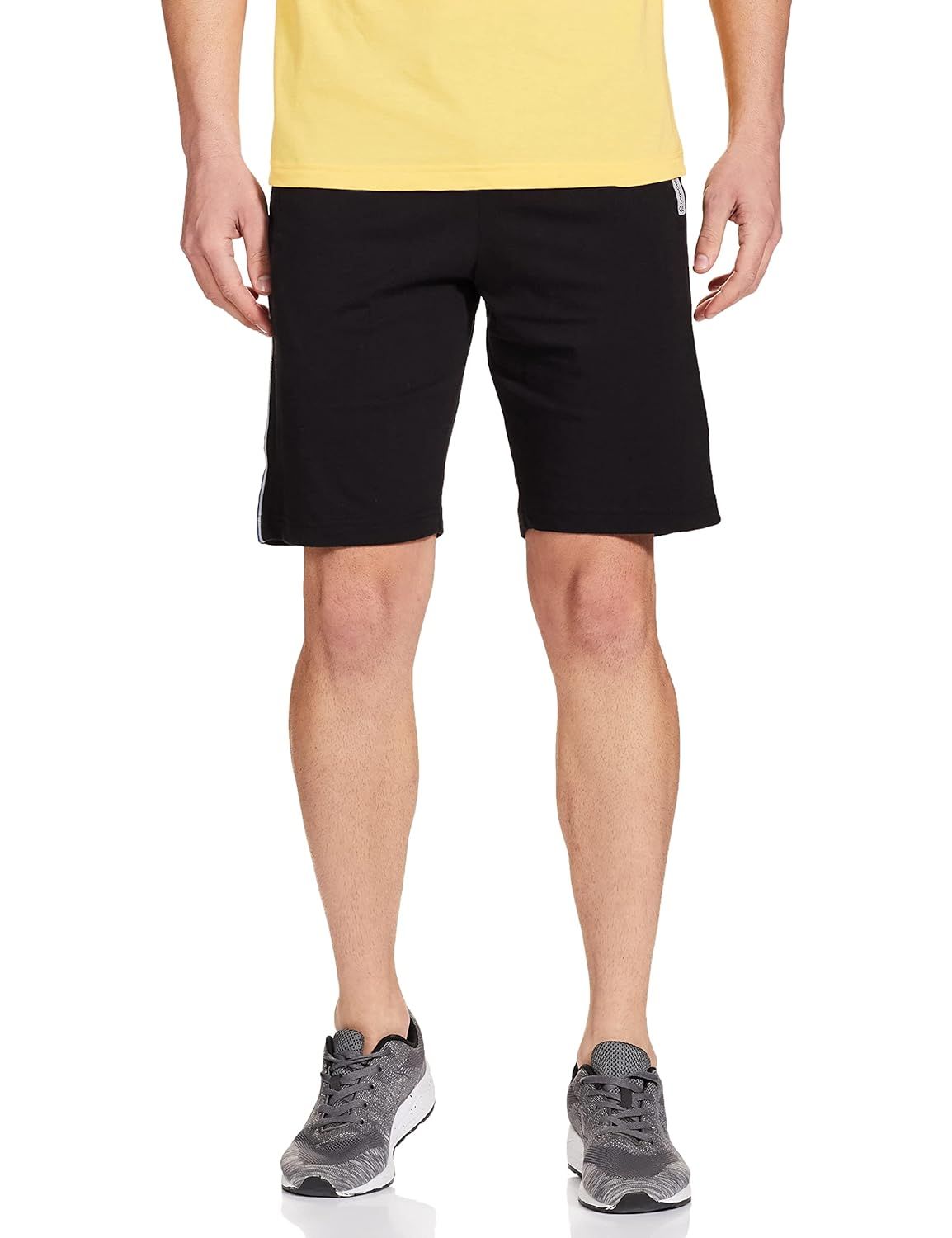 Macroman M-Series Sports Men`s Active Power Shorts & Zip Bermuda-  MS615-S / Navy Blue