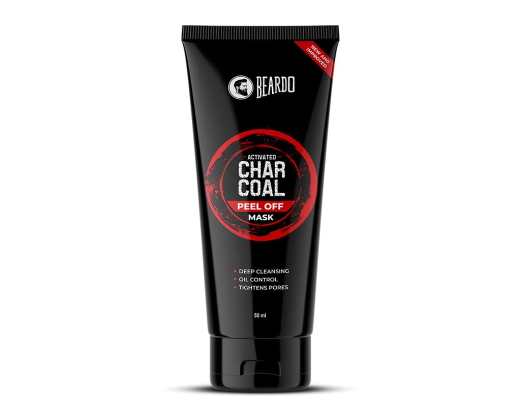 Beardo Activated Charcoal Facewash & Peel Off Mask Combo