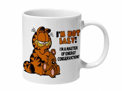 Multicolor Im Not Lazy Ceramic Mug