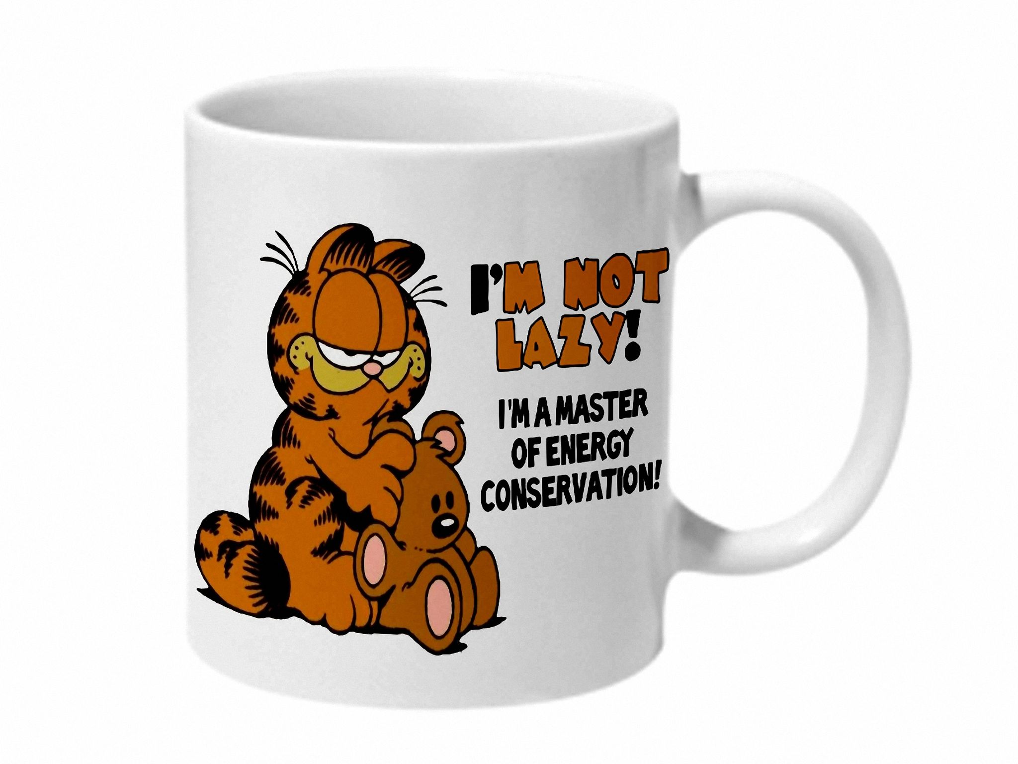 Multicolor Im Not Lazy Ceramic Mug