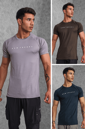 Insignia T-Shirt 3pk Earthy Colours-XXL