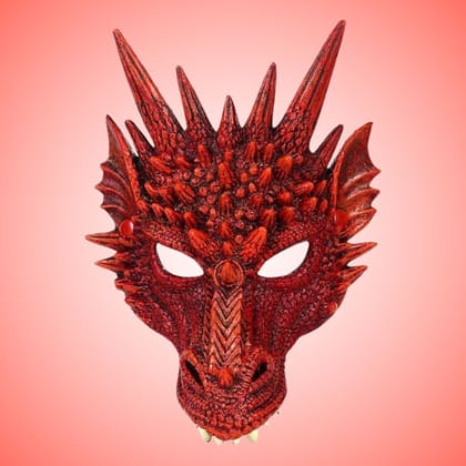 Cosplay Dragon Mask Red - 1PC Cosplay Dragon Mask Red - 1PC