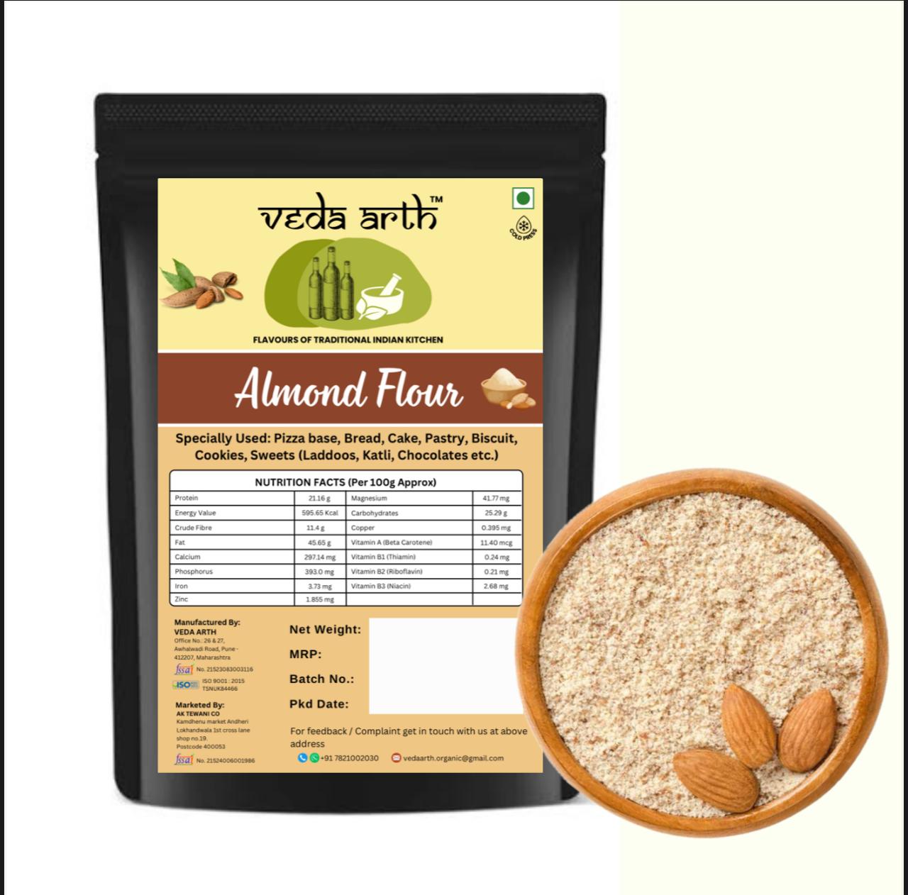 Almond Flour 500 Gm ( Freshly Grind Made to Order)