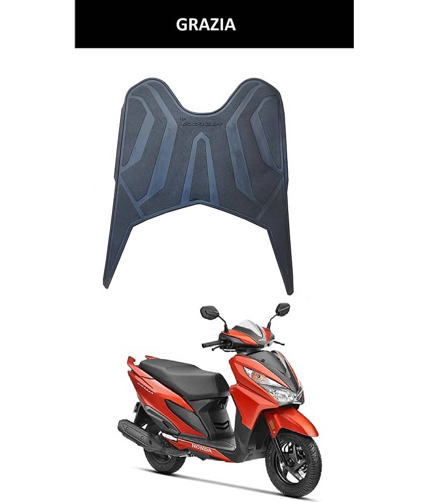 Autoxygen Anti skid Scooter/Scooty Foot Mat Rubber Floor Mat Accessories for Honda Grazia