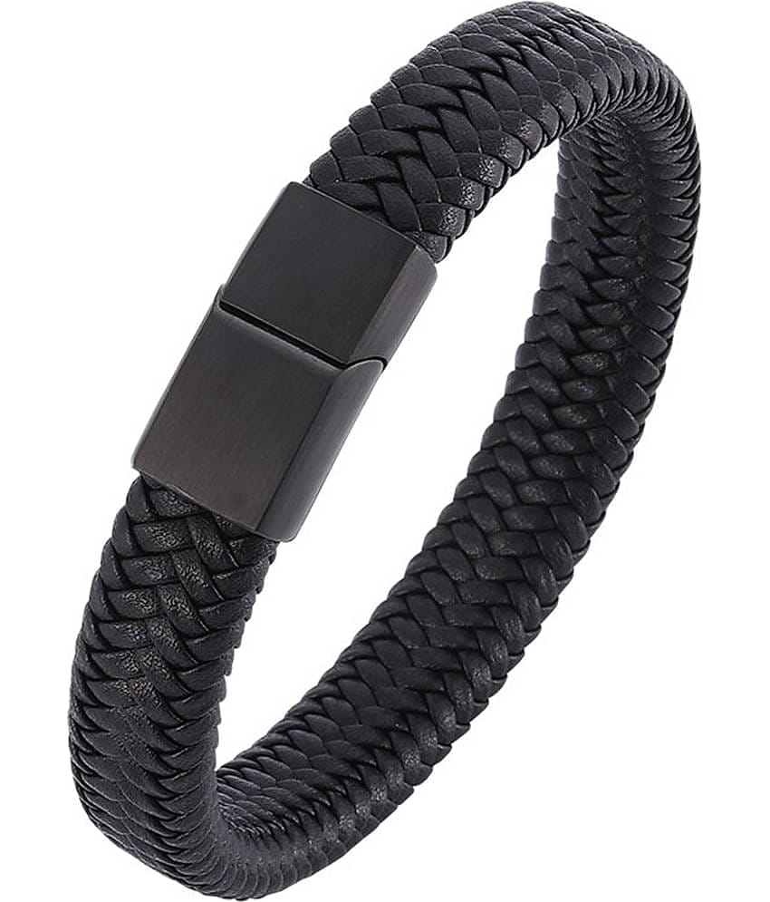 Thrillz Black Bracelet ( Pack of 1 )