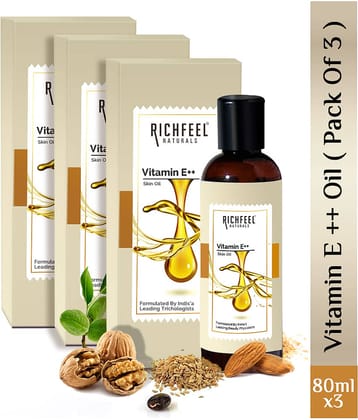 Richfeel Skin Toning Oil For Normal Skin 80 ml ( Pack of 3 )