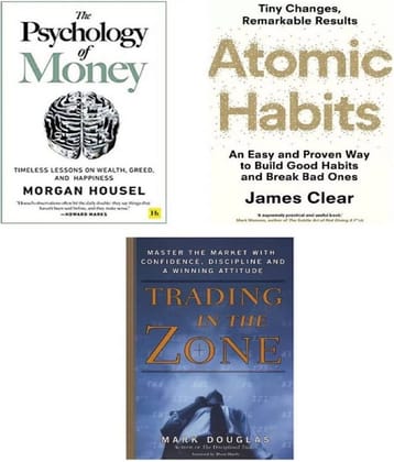 (Best Combo ) Psychology of money + Atomic habit + Trending Zone ( paperback )